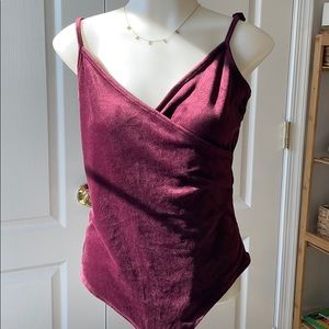 Garage Velvet Bodysuit